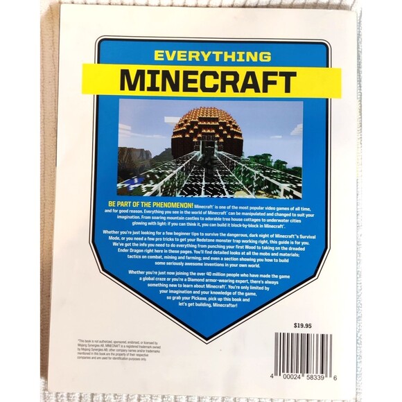 Everything Minecraft Building Game, The Unofficial Guide, 2014, VG Condition - Picture 7 of 11